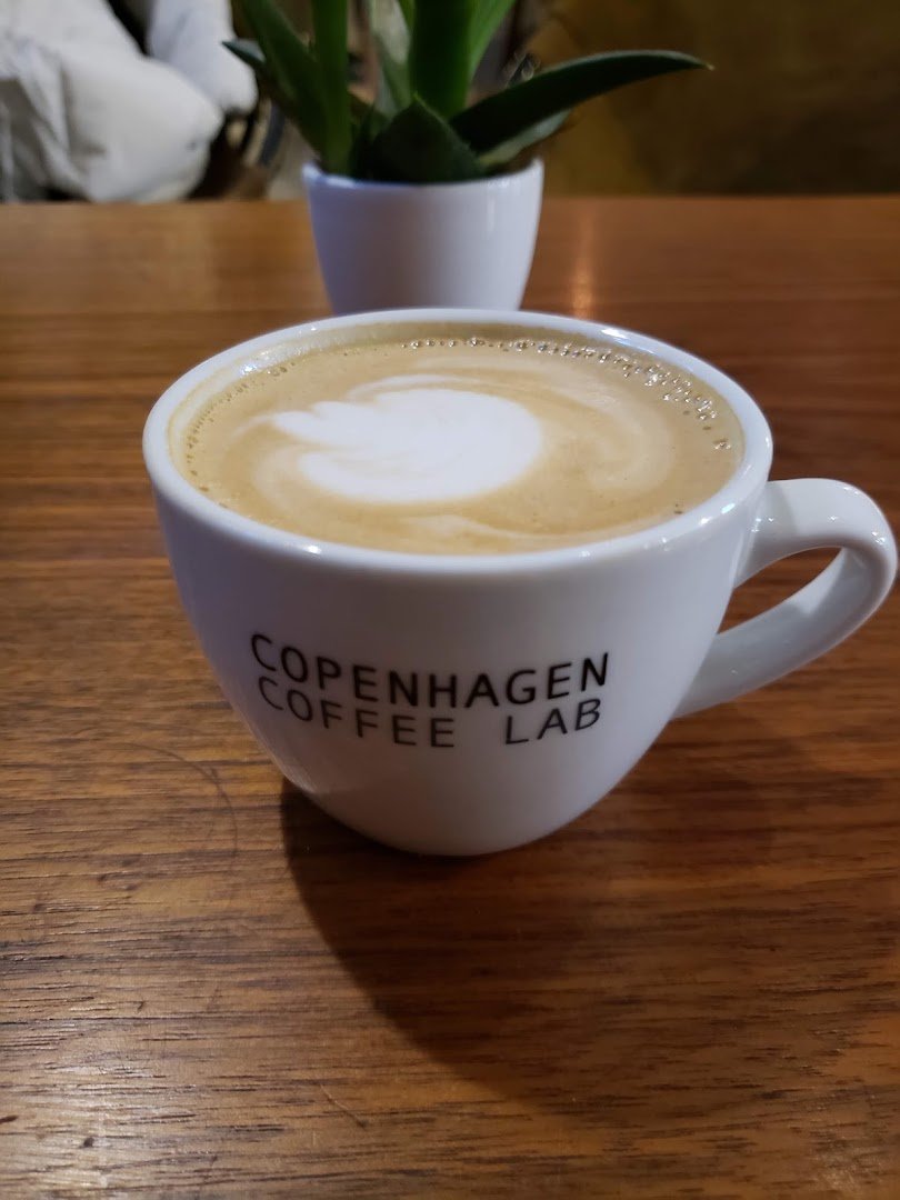 Coffee at Copenhagen Coffee Lab Alfama, specialty coffee shop in Lisbon