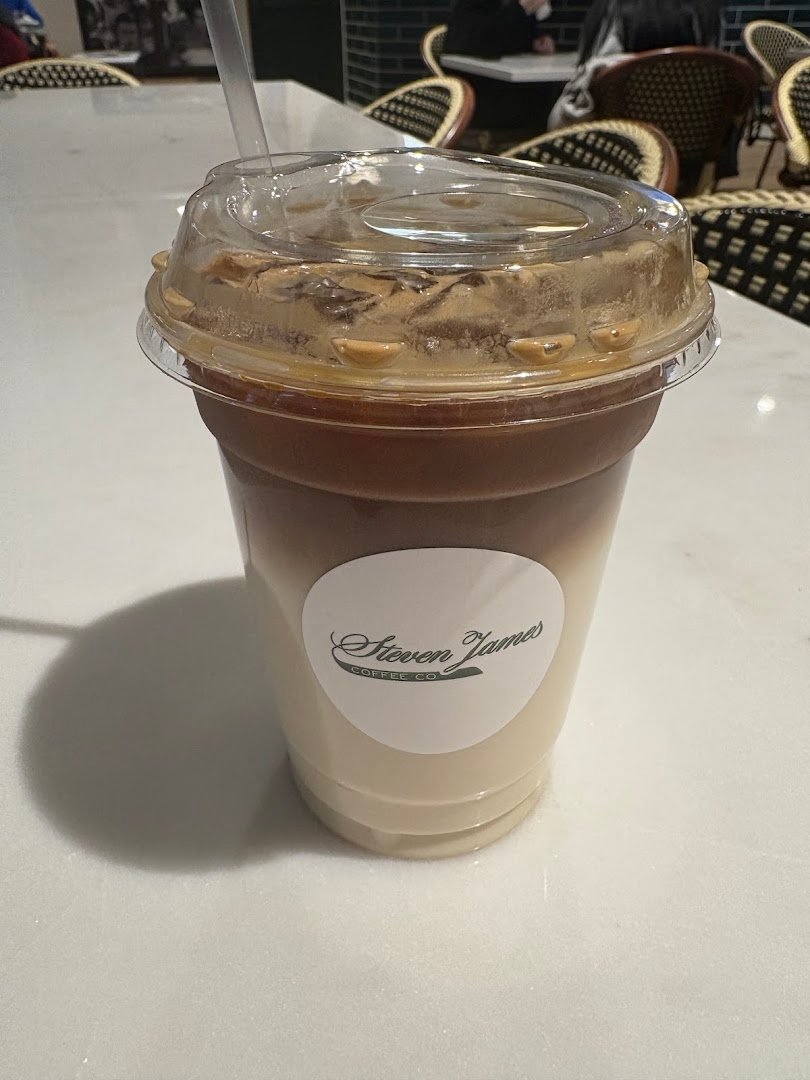 Coffee at Steven James Coffee Co, specialty coffee shop in Rochester
