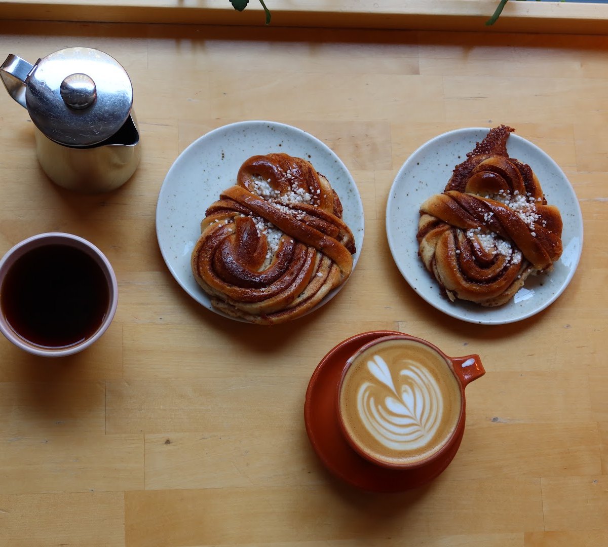 Coffee at Drop Coffee Roasters, specialty coffee shop in Stockholm