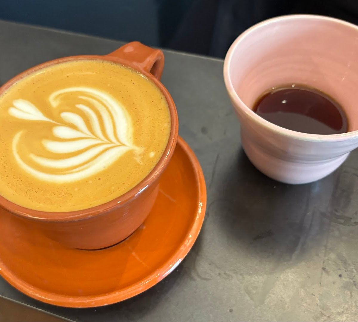 Coffee at Drop Coffee Roasters, specialty coffee shop in Stockholm