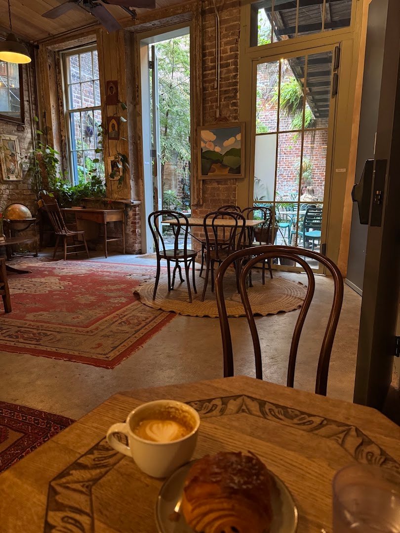 Interior of Fourth Wall, specialty coffee shop in New Orleans