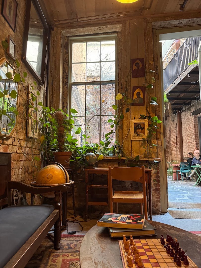 Interior of Fourth Wall, specialty coffee shop in New Orleans