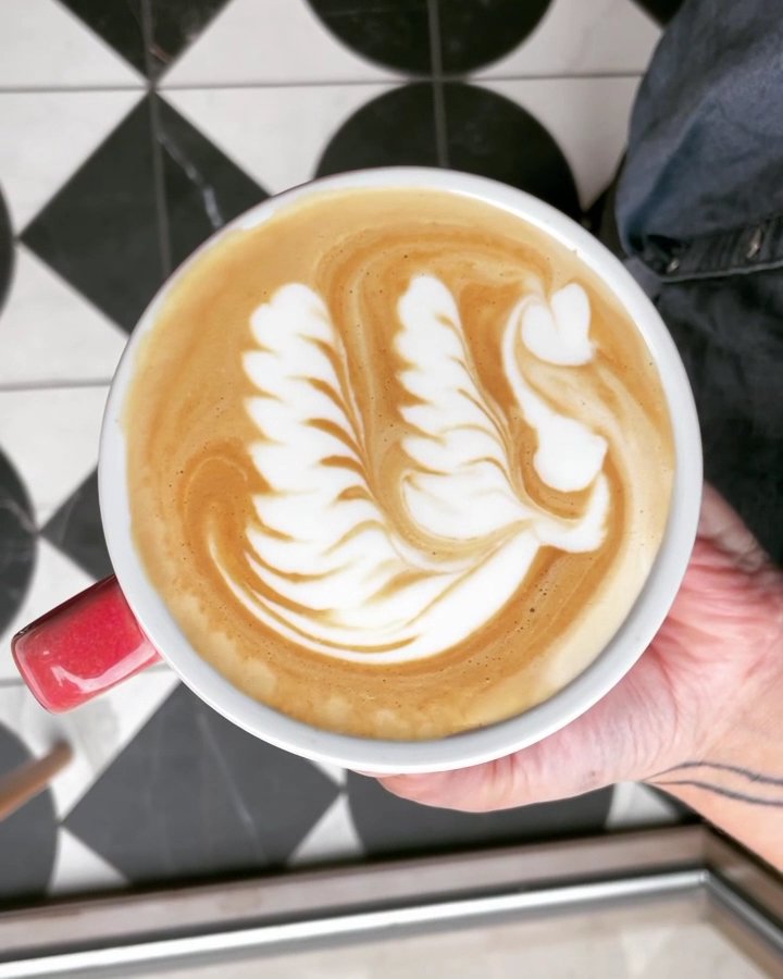 Coffee at RoCoCo Cafe, specialty coffee shop in Rochester