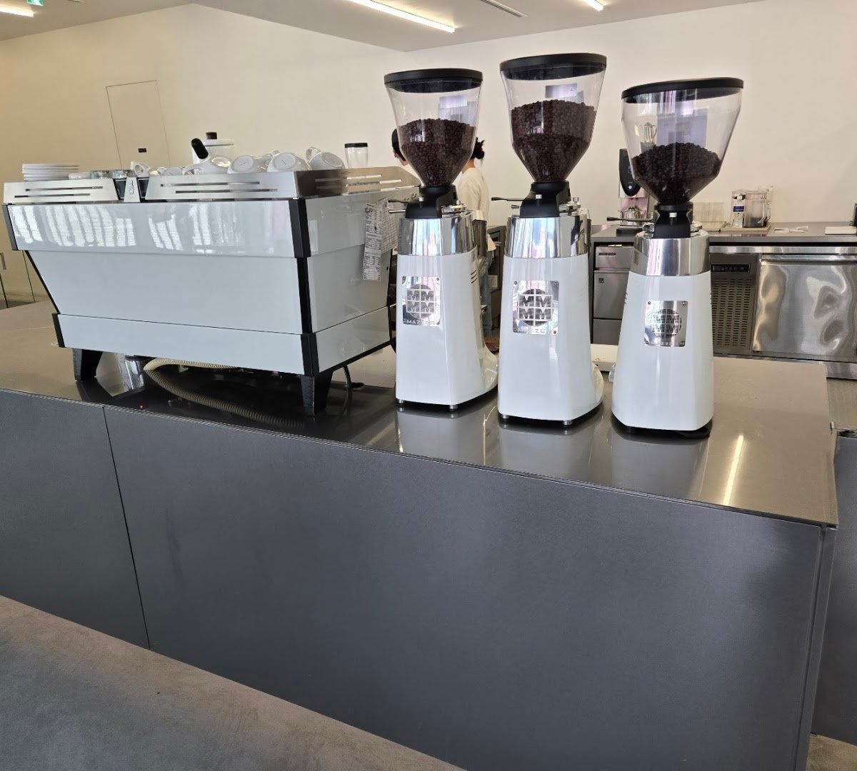 Interior of Human Made Seoul Cafe by Blue Bottle Coffee, specialty coffee shop in Seoul
