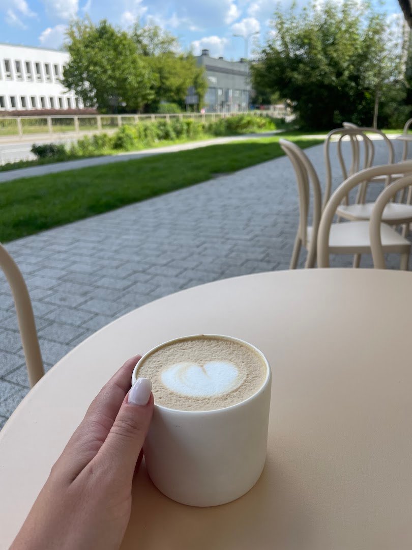 Coffee at Cafe point, specialty coffee shop in Warsaw