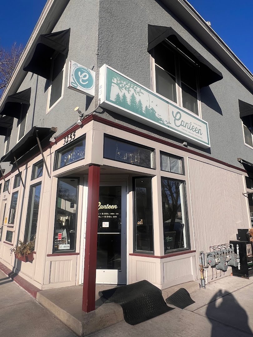 Storefront of Canteen, specialty coffee shop in Minneapolis