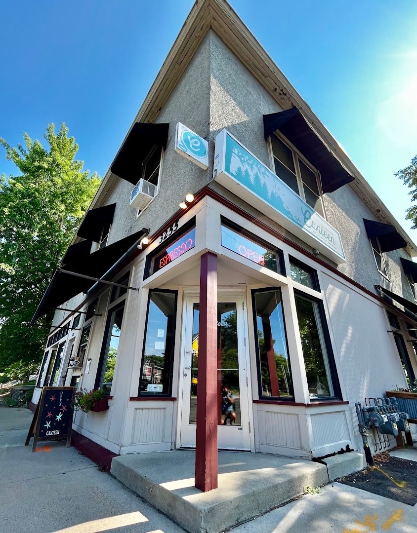 Storefront of Canteen, specialty coffee shop in Minneapolis
