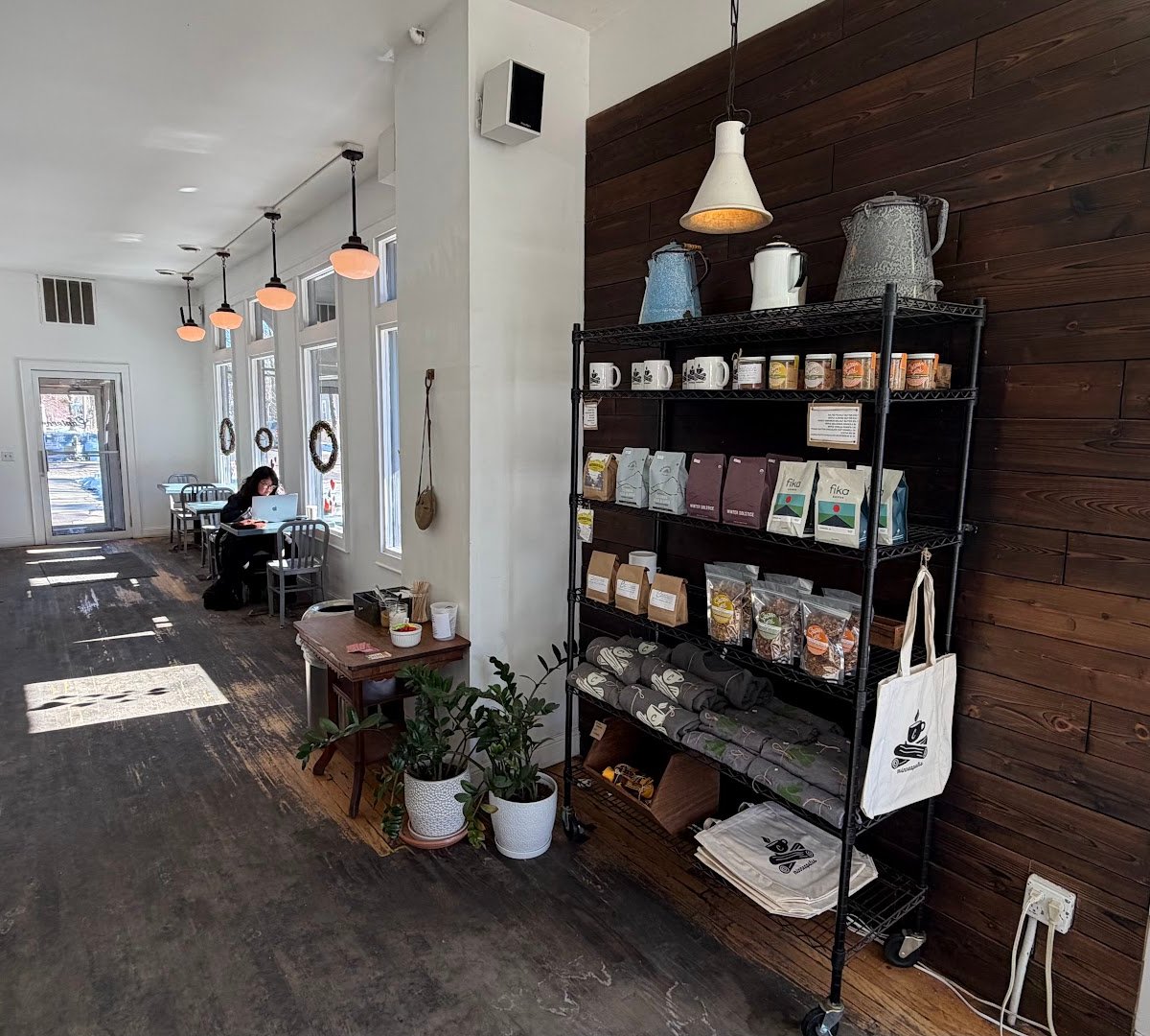 Interior of Canteen, specialty coffee shop in Minneapolis
