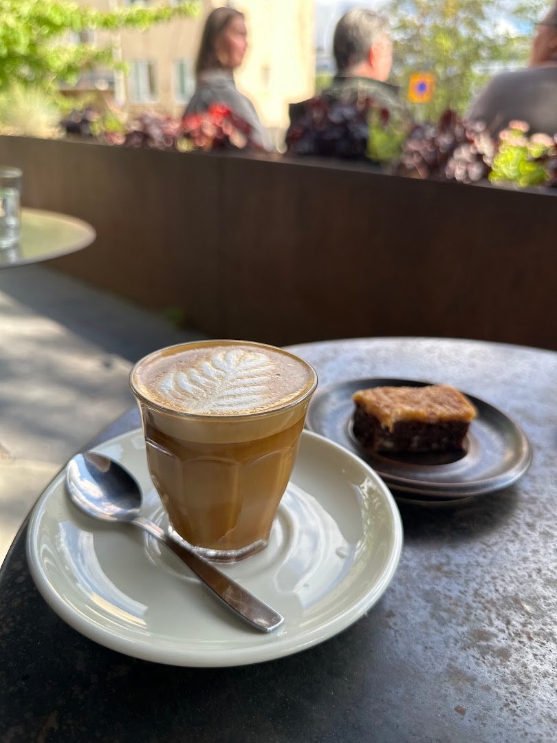 Coffee at A.B.Café., specialty coffee shop in Stockholm