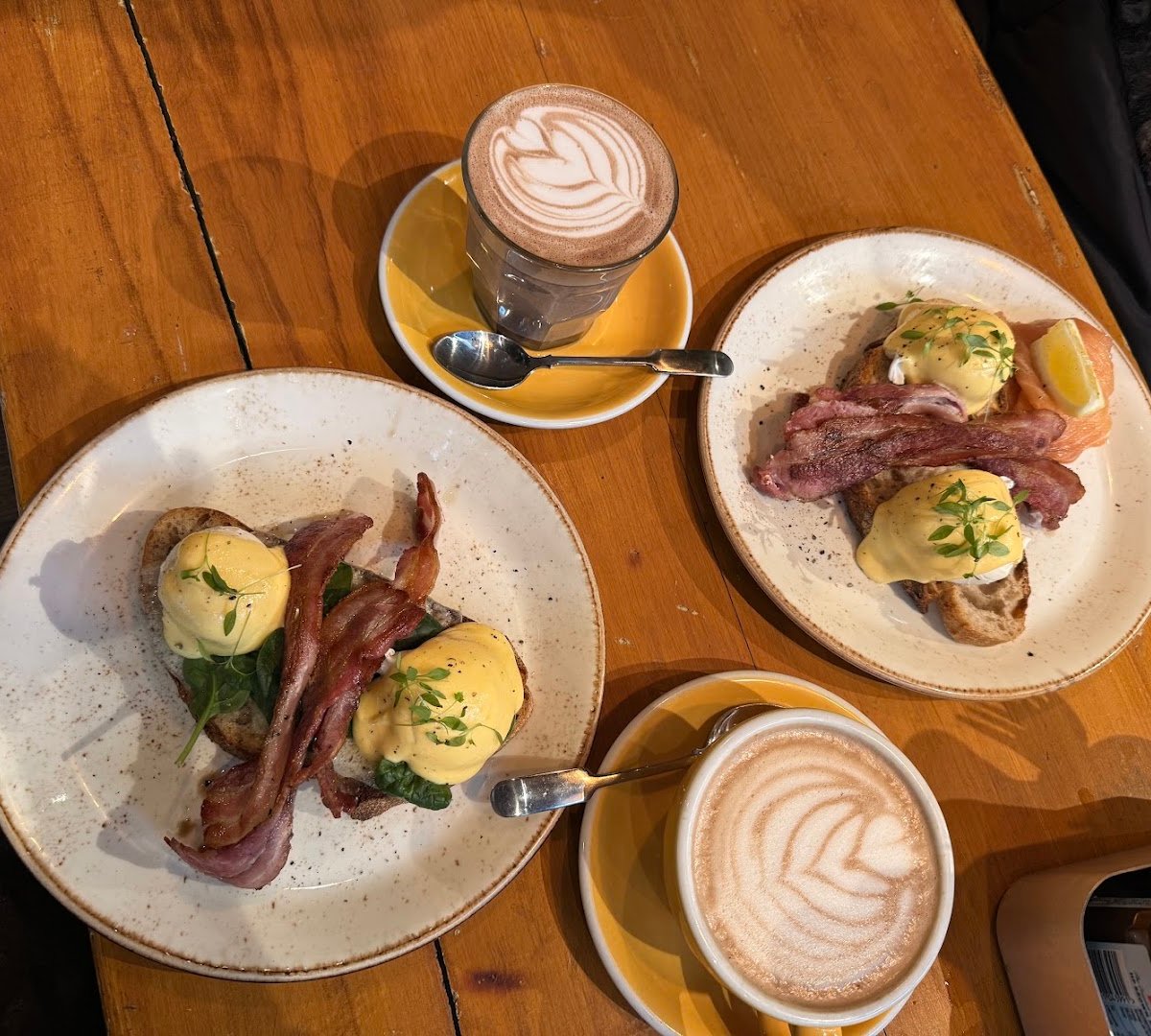 Food at Federal Cafe Bar, specialty coffee shop in Manchester