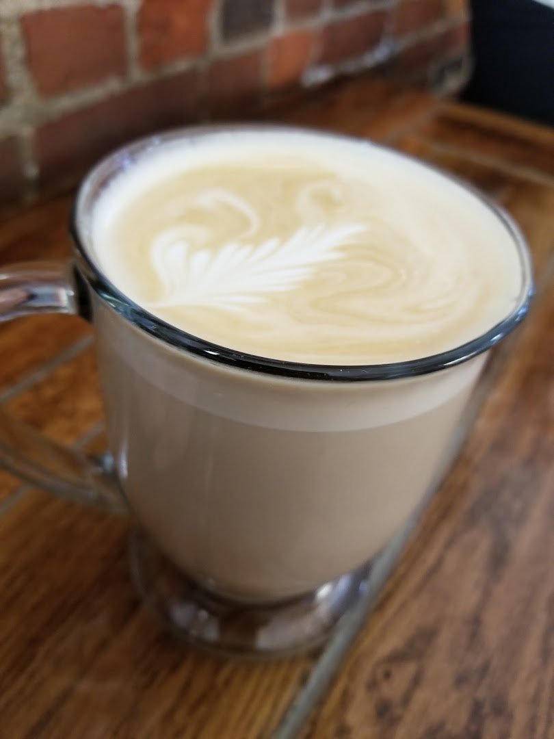 Coffee at Fiona's Coffee Bar & Bakery, specialty coffee shop in Cleveland