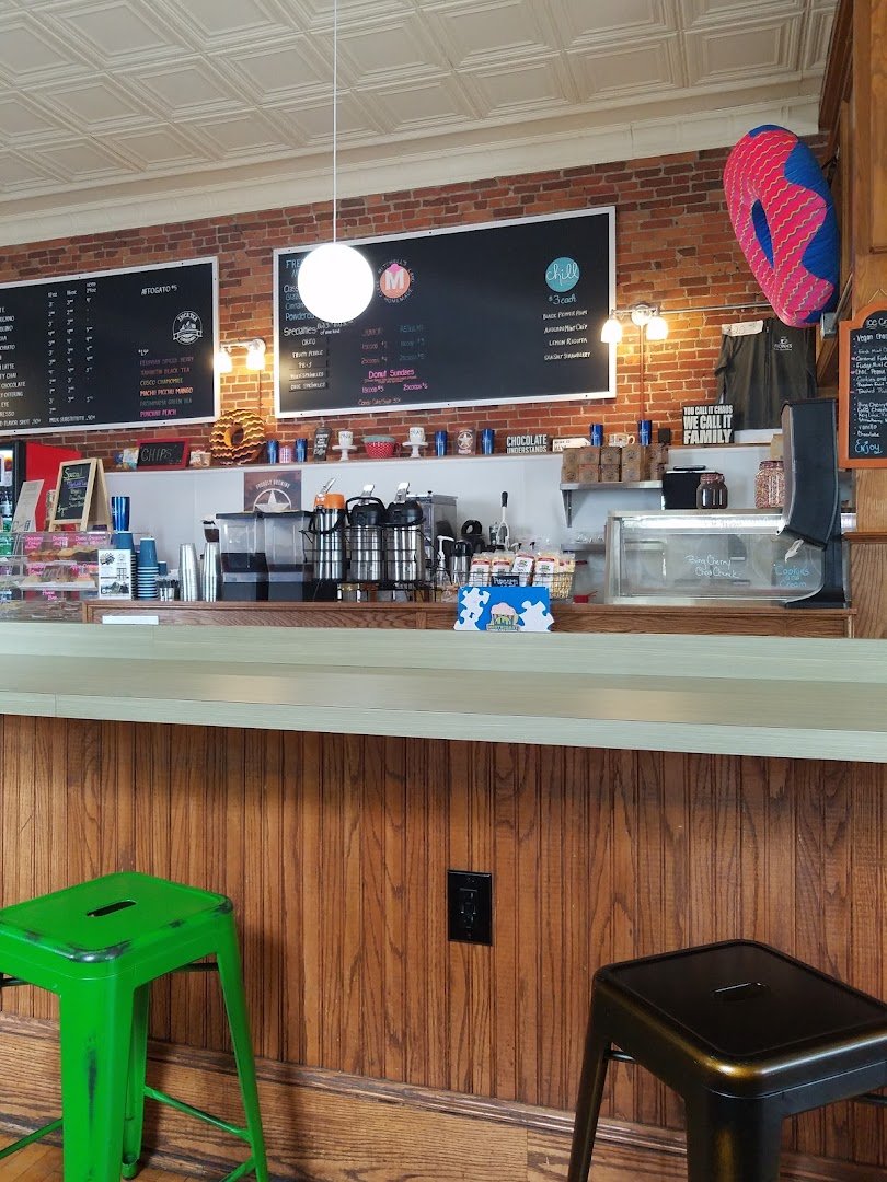Interior of Fiona's Coffee Bar & Bakery, specialty coffee shop in Cleveland