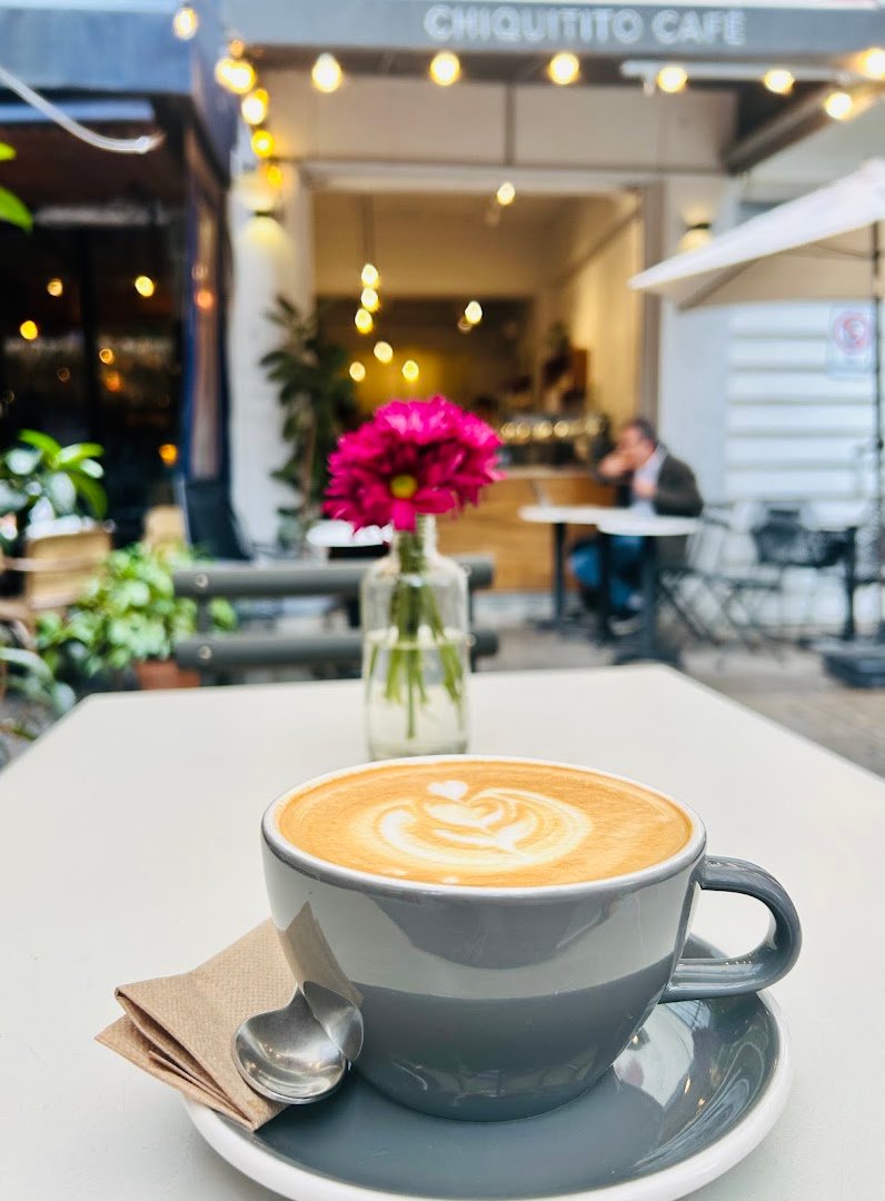 Coffee at Chiquitito Café, specialty coffee shop in Mexico City