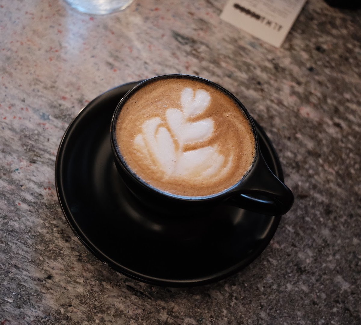 Coffee at Almanegra Café, specialty coffee shop in Mexico City
