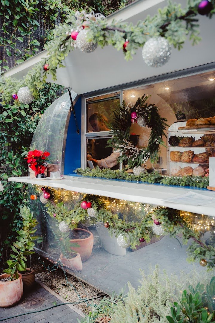 Storefront of Dart Coffee Co, specialty coffee shop in Santa Barbara