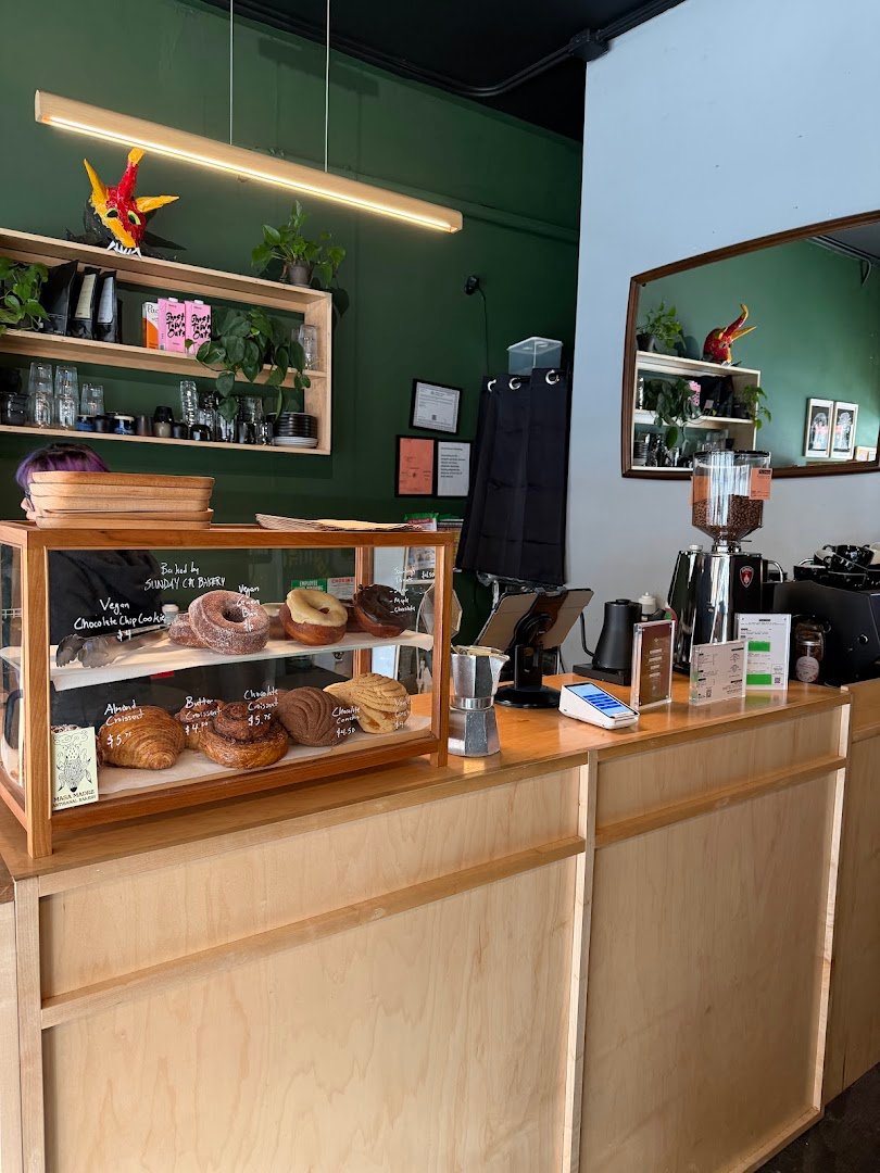 Interior of Obscure Coffee Roasters, specialty coffee shop in New York