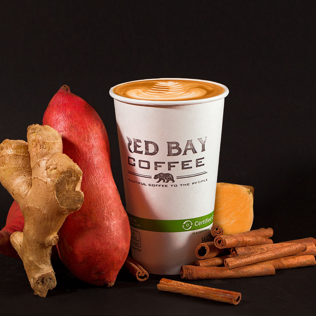 Coffee at Red Bay Coffee Roastery, specialty coffee shop in Oakland