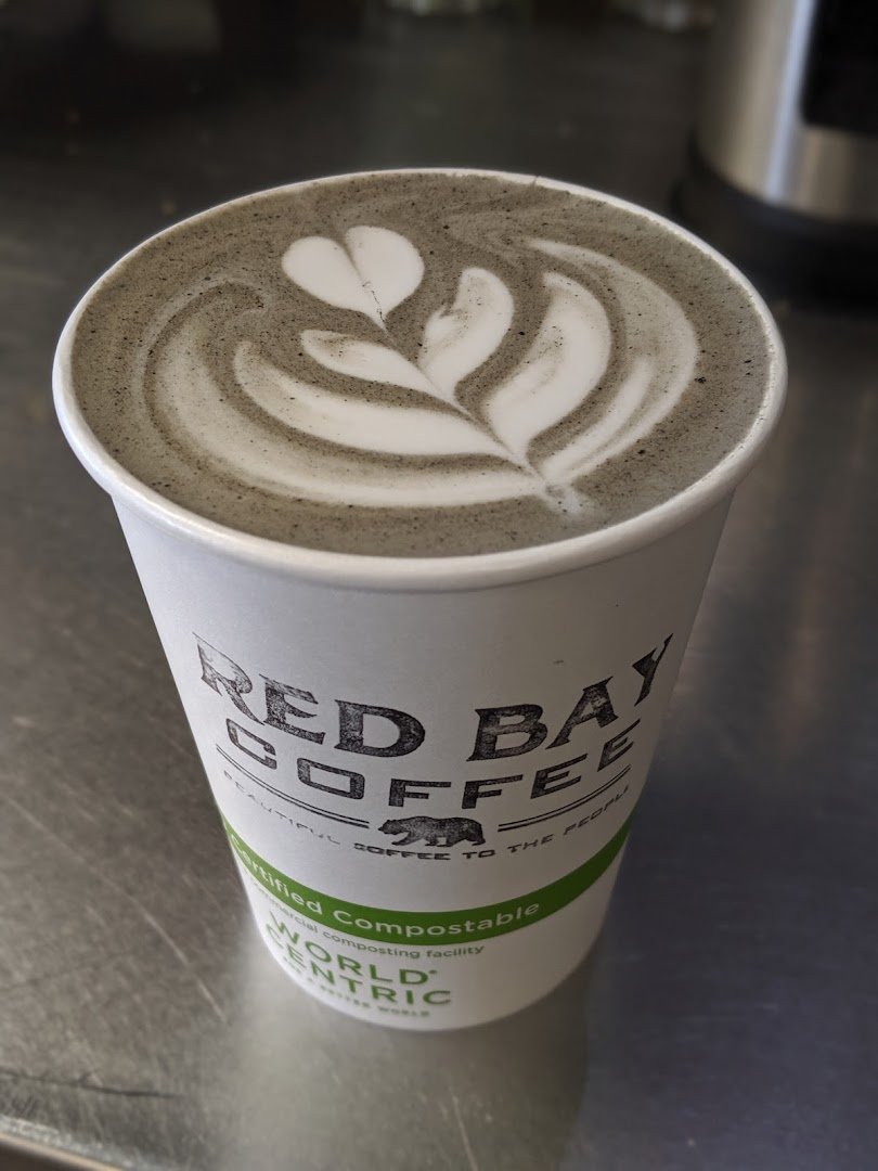 Coffee at Red Bay Coffee Roastery, specialty coffee shop in Oakland