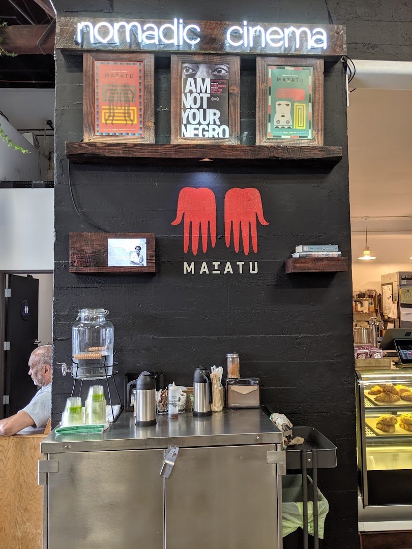 Interior of Red Bay Coffee Roastery, specialty coffee shop in Oakland