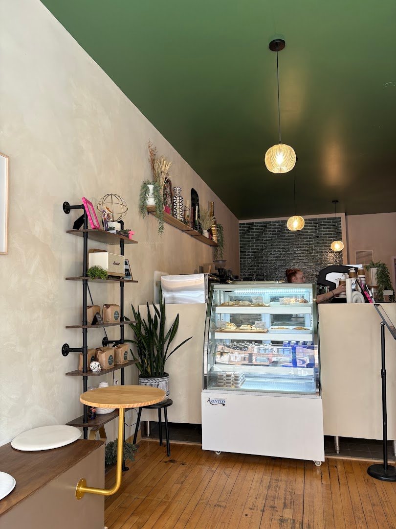 Interior of Hola Coffee, specialty coffee shop in Minneapolis