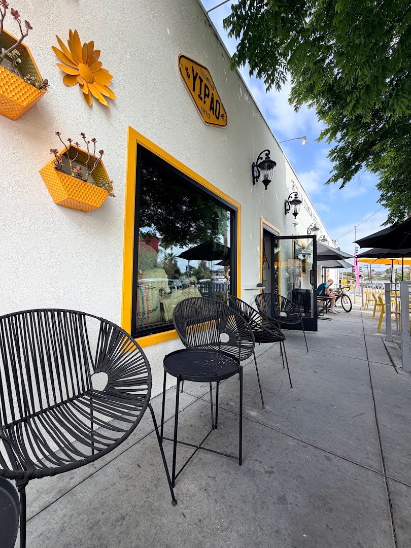 Storefront of Yipao Coffee, specialty coffee shop in San Diego
