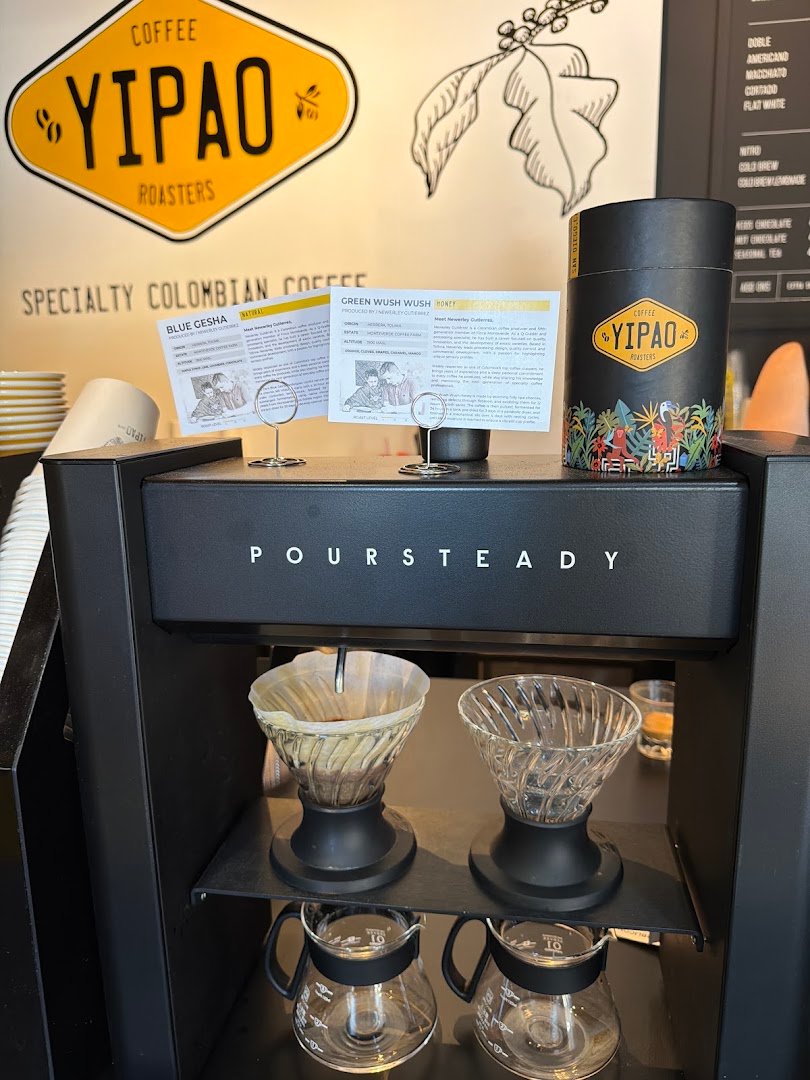 Interior of Yipao Coffee, specialty coffee shop in San Diego