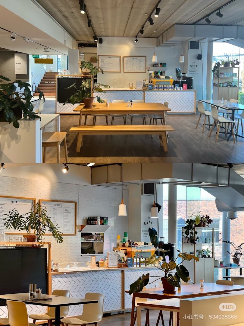 Interior of Bloc Cafe, specialty coffee shop in Auckland