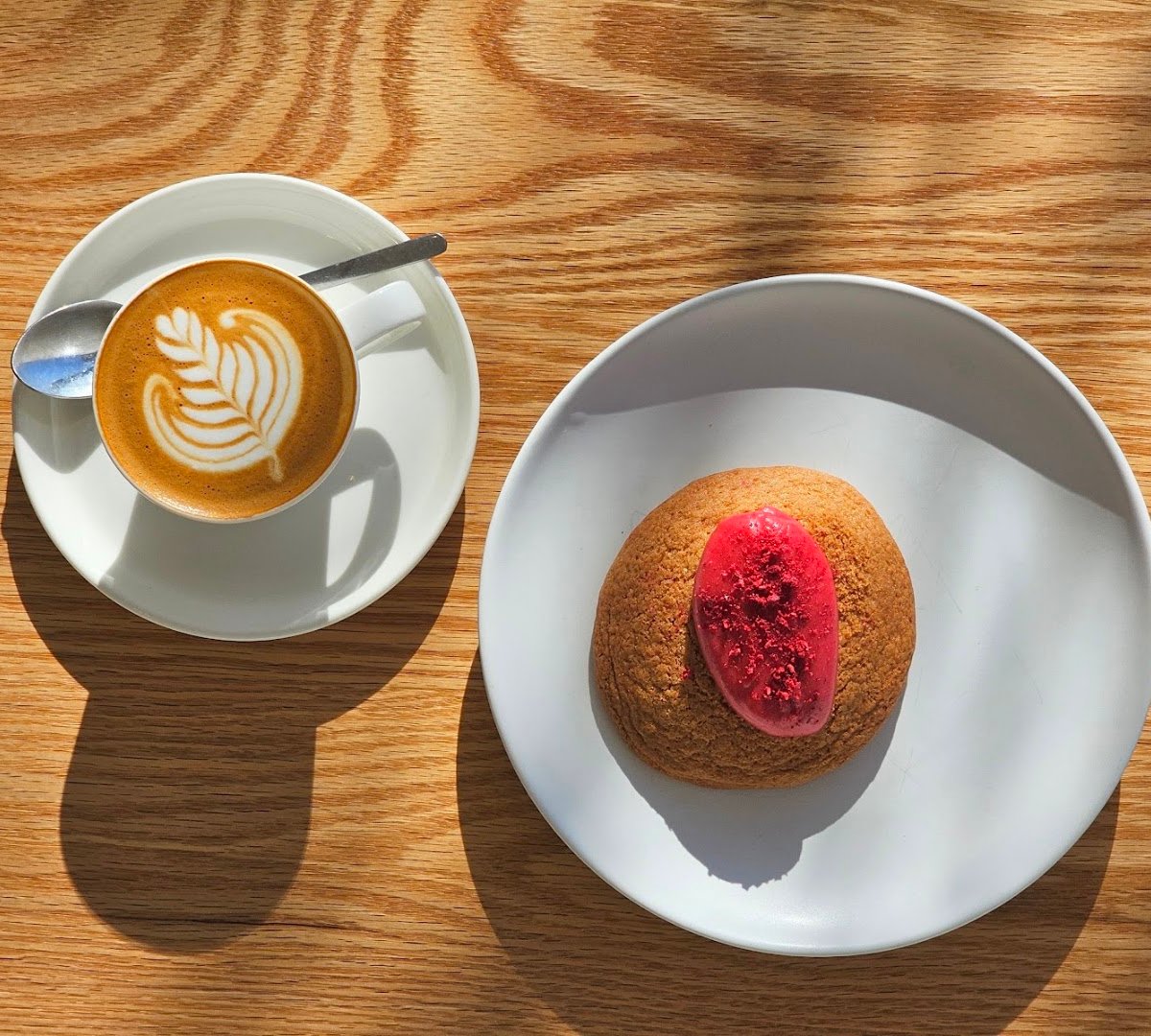 Coffee at Bloc Cafe, specialty coffee shop in Auckland