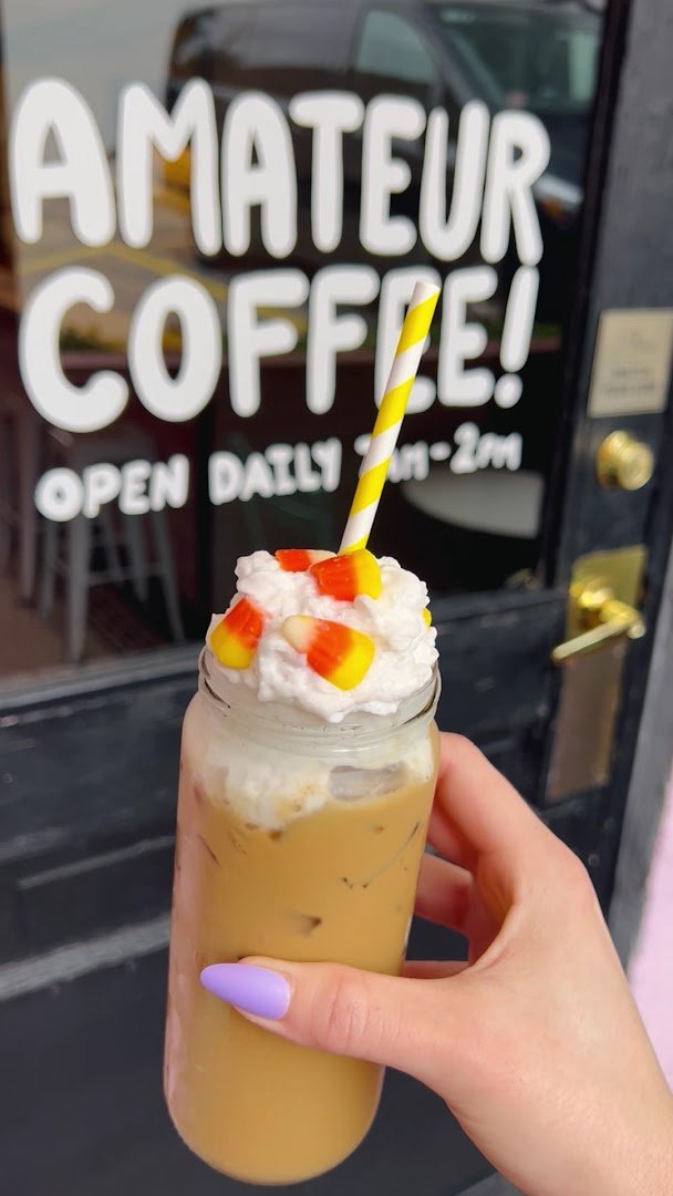 Coffee at Amateur Coffee, specialty coffee shop in Omaha