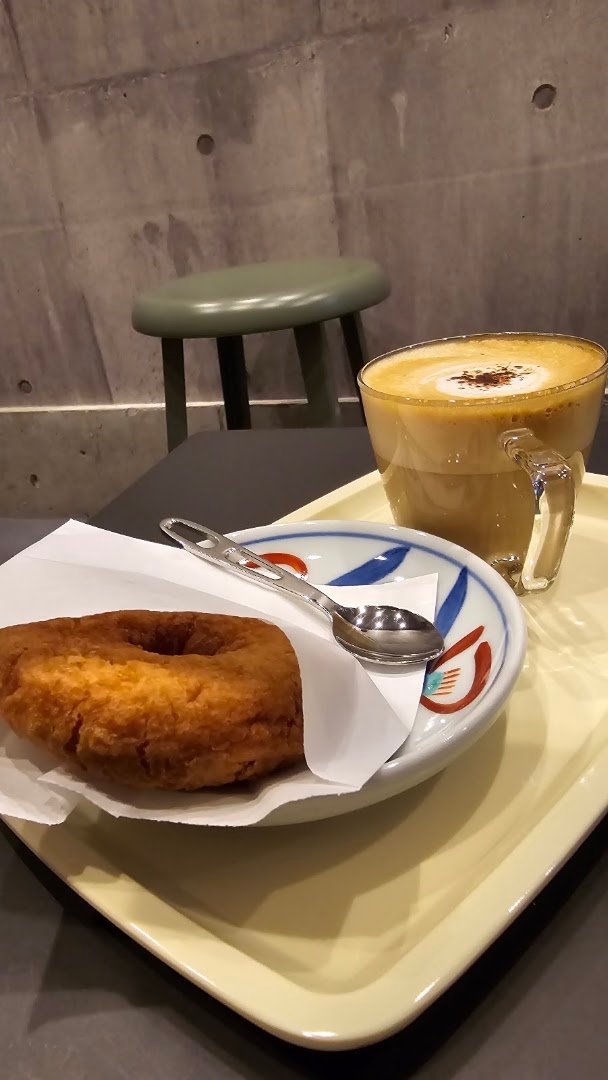 Coffee at Black Cat Maple, specialty coffee shop in Osaka