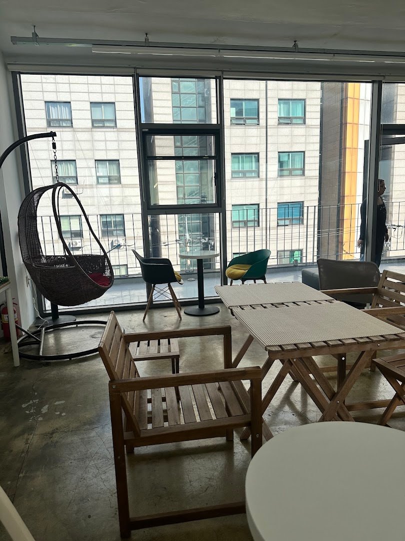 Interior of Mother C. Itaewon, specialty coffee shop in Seoul