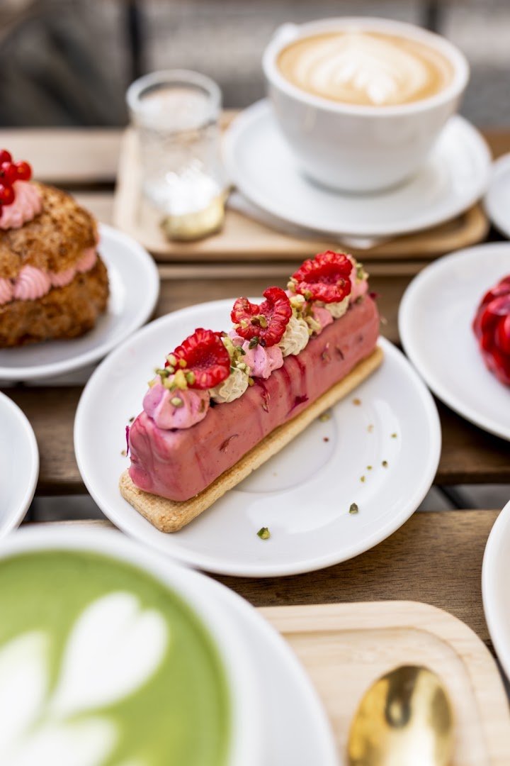 Food at Múza Café, specialty coffee shop in Prague