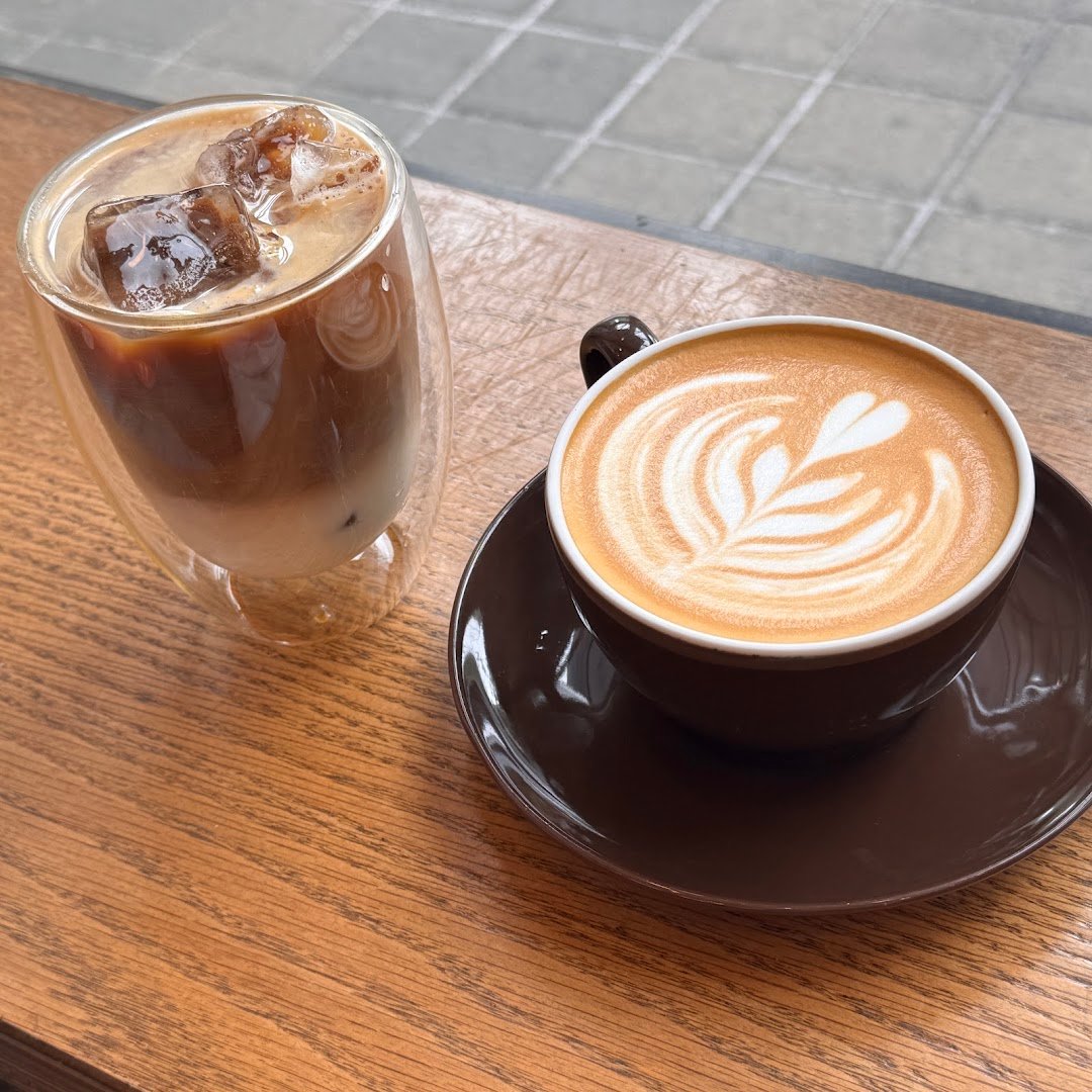 Coffee at Coffee Island, specialty coffee shop in Toronto
