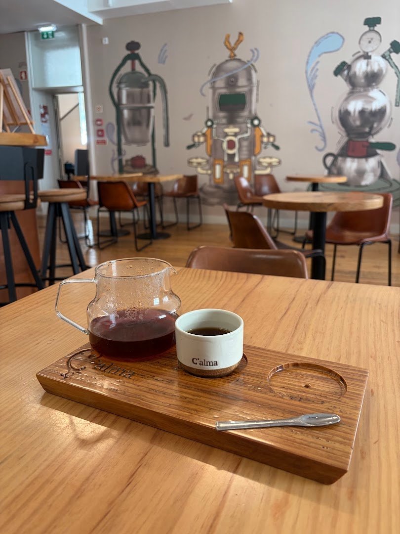 Coffee at C'alma Coffee Room, specialty coffee shop in Porto