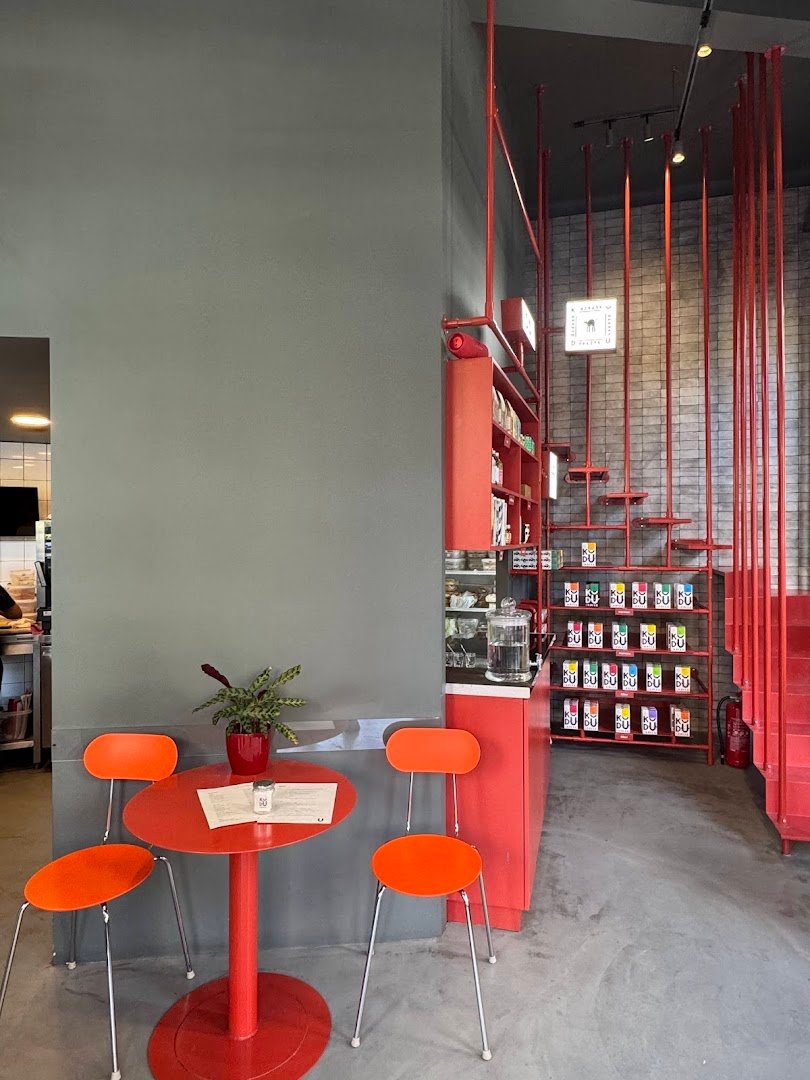 Interior of KUDU Coffee Shop Pagrati, specialty coffee shop in Athens