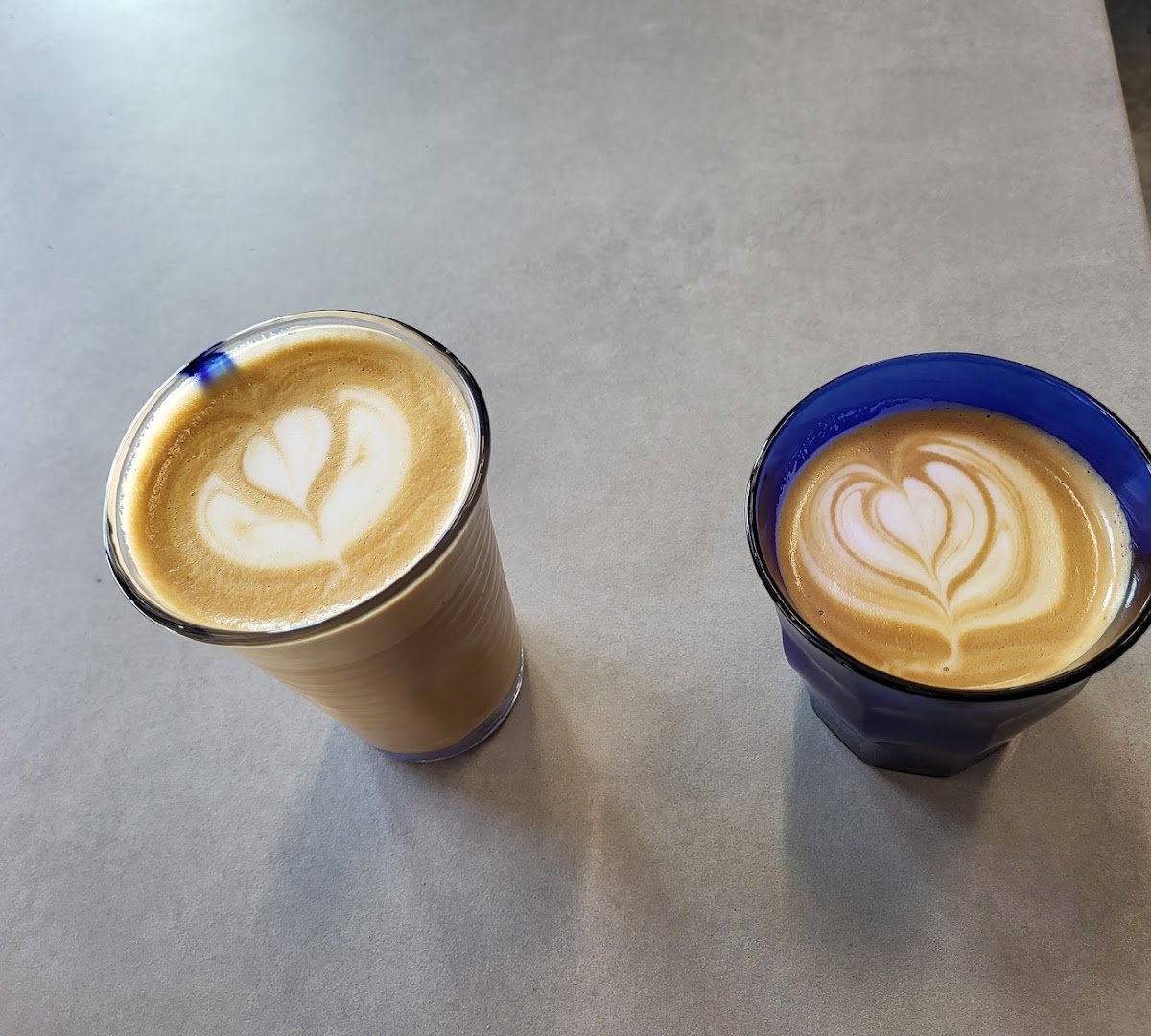 Coffee at mr + mrs m magasin (mmmm), specialty coffee shop in Montreal