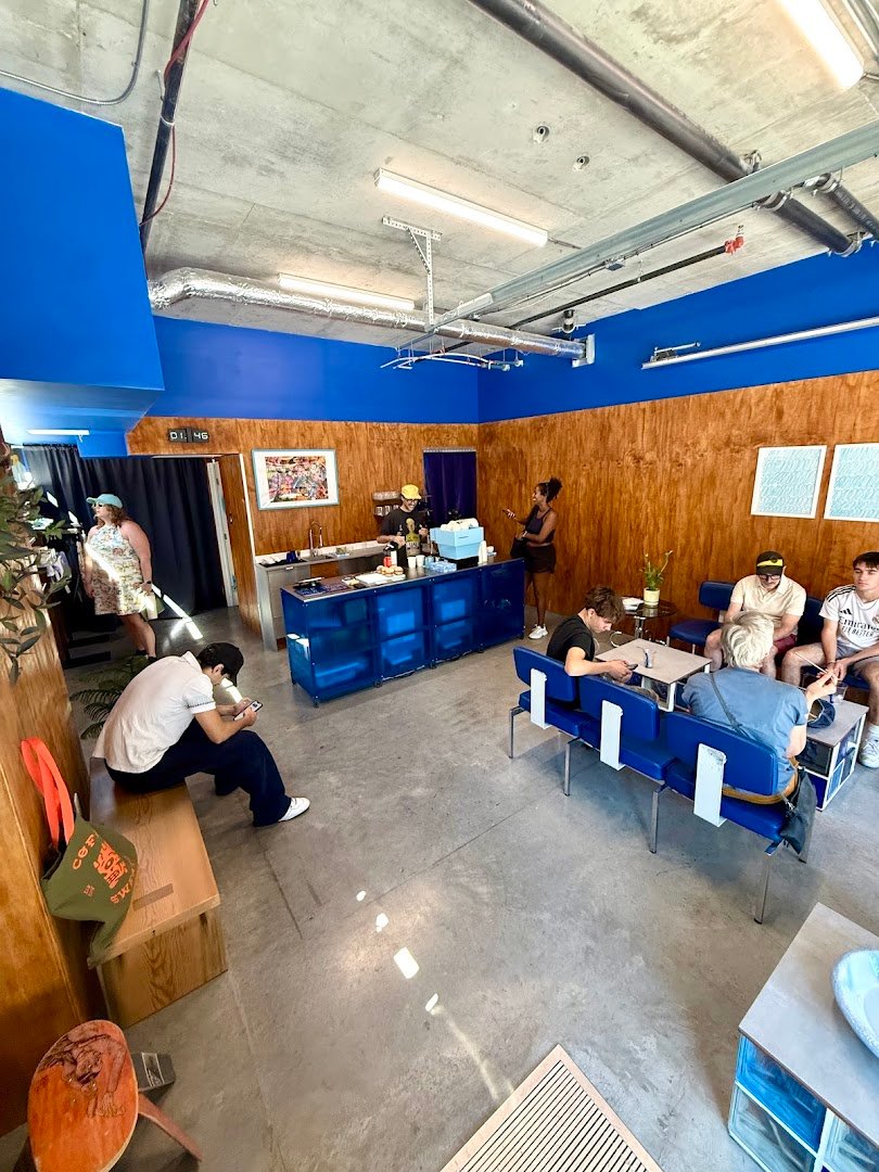 Interior of mr + mrs m magasin (mmmm), specialty coffee shop in Montreal