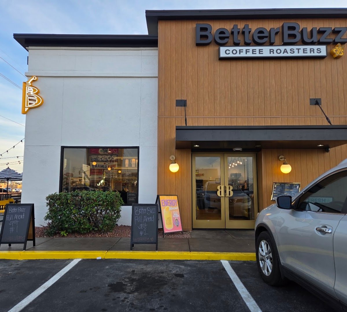 Storefront of Better Buzz Coffee - East Las Vegas, specialty coffee shop in Las Vegas
