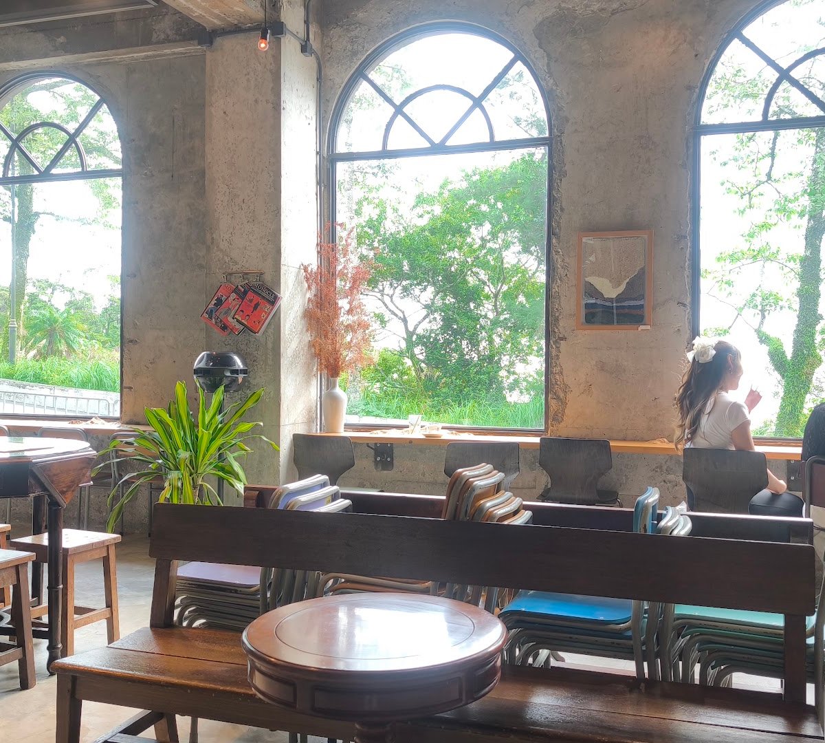 Interior of Halfway Coffee, specialty coffee shop in Hong Kong