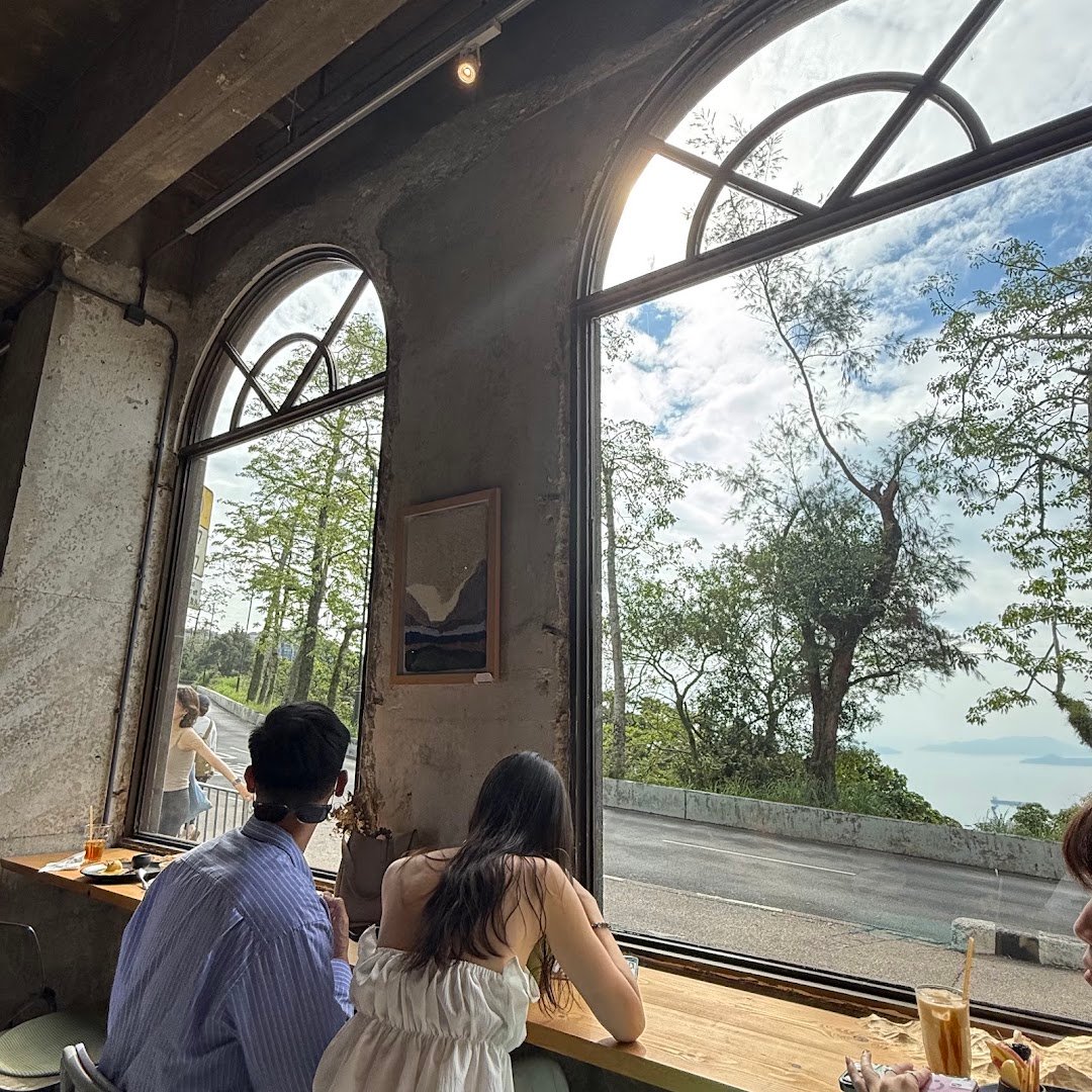Interior of Halfway Coffee, specialty coffee shop in Hong Kong
