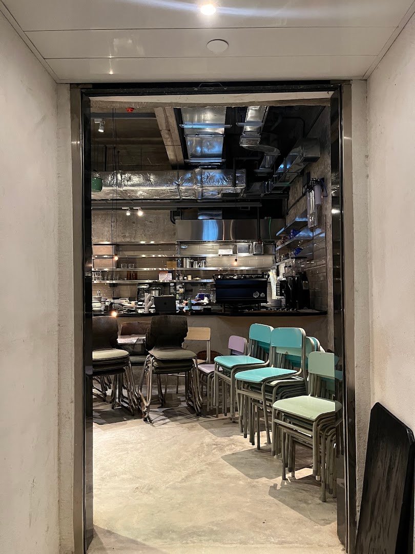 Interior of Halfway Coffee, specialty coffee shop in Hong Kong