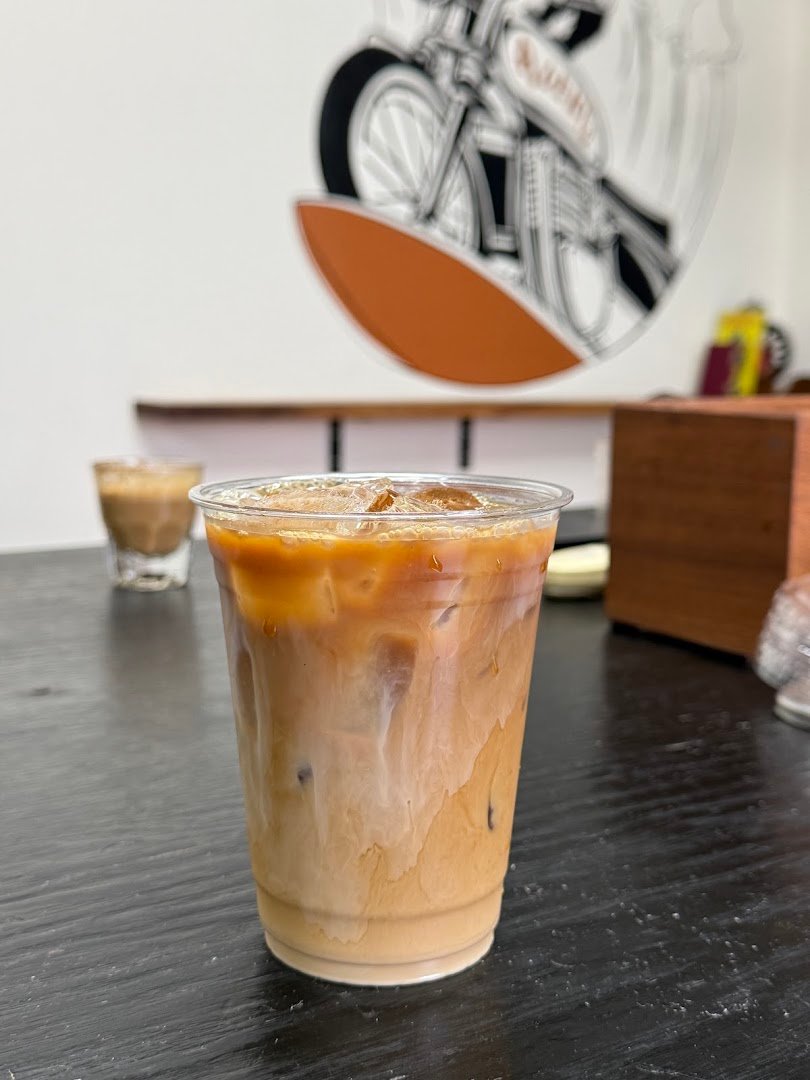 Coffee at Acento Coffee Roasters, specialty coffee shop in San Diego