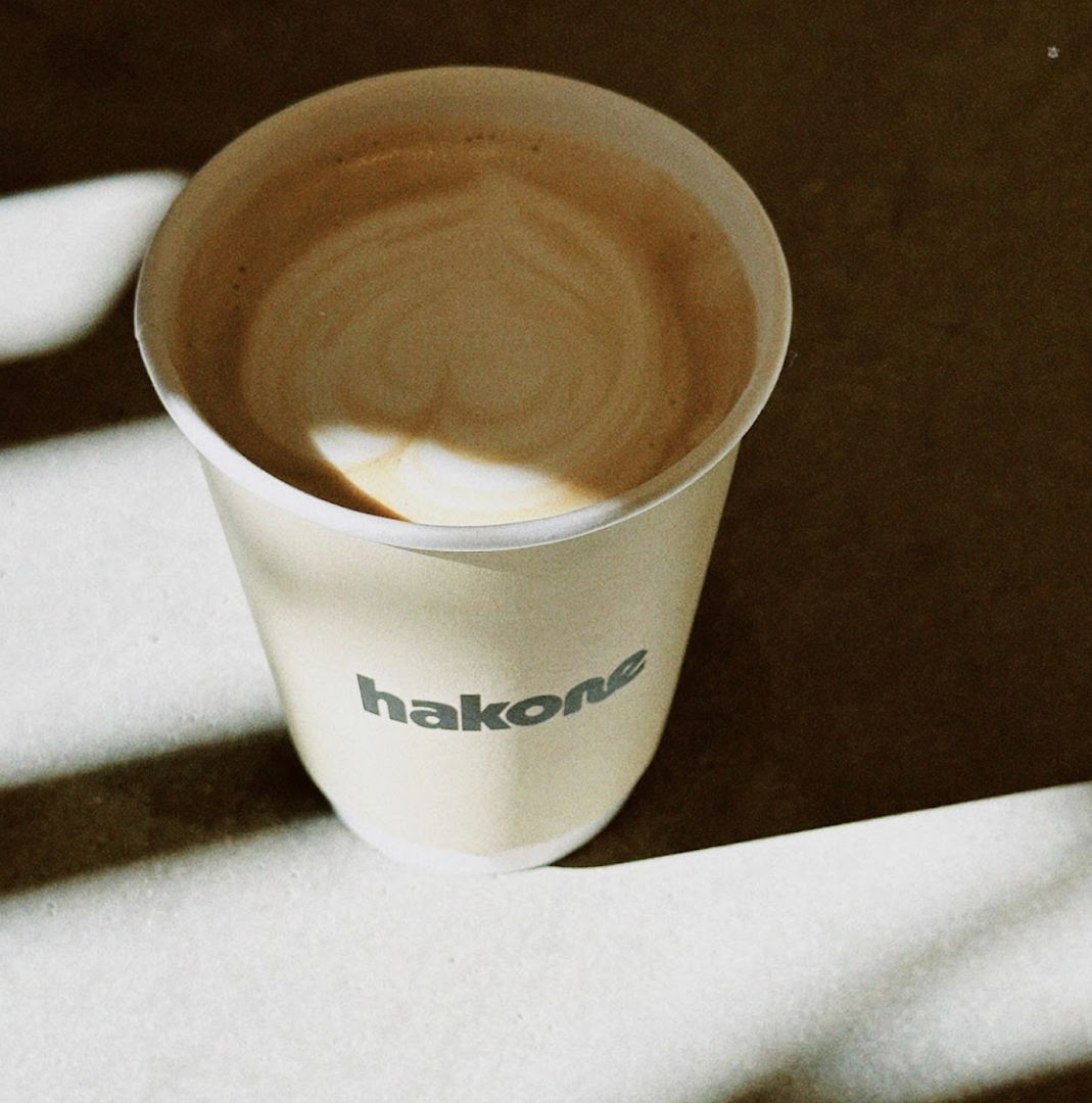 Coffee at Hakone Coffee, specialty coffee shop in Oslo
