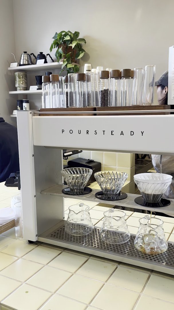 Interior of Hakone Coffee, specialty coffee shop in Oslo