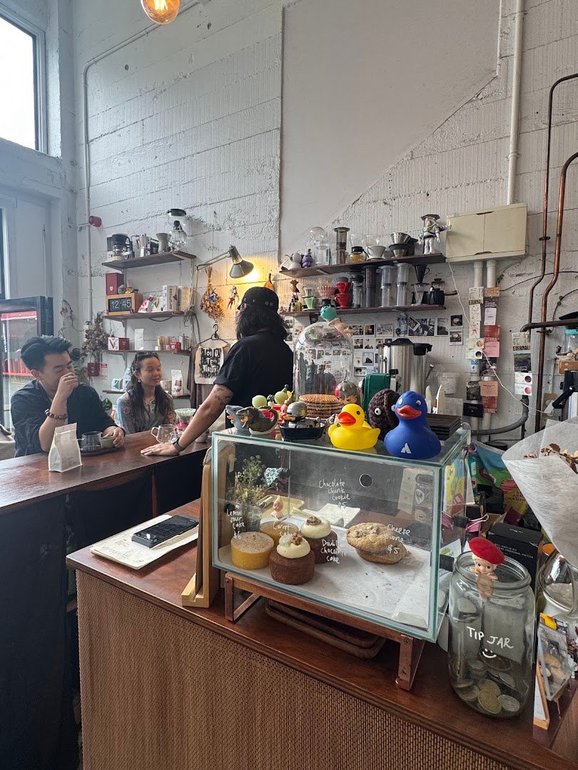 Interior of Pour and Twist, specialty coffee shop in Wellington