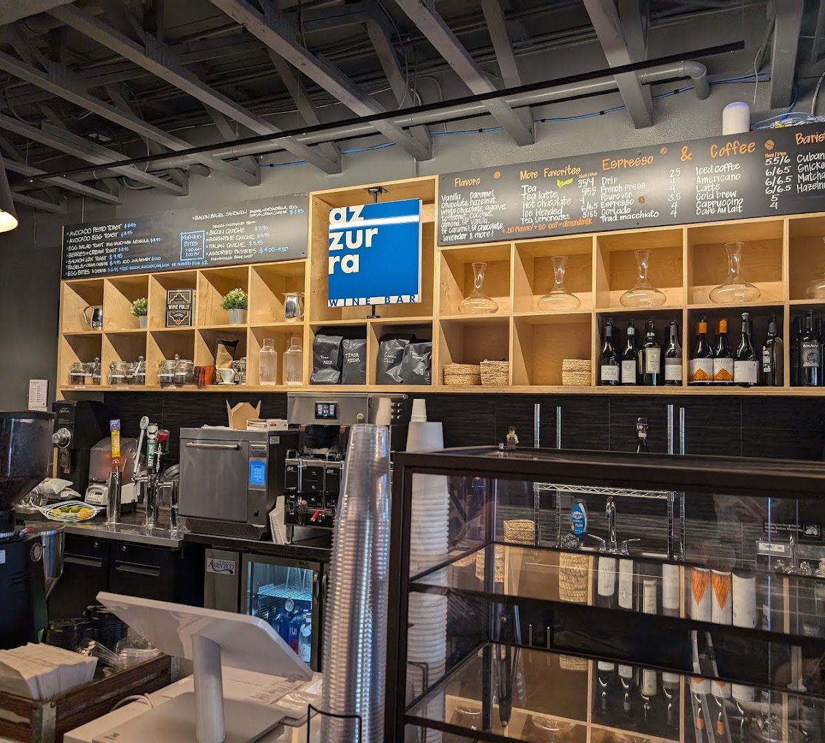 Interior of Public Works Coffee Bar, specialty coffee shop in Las Vegas