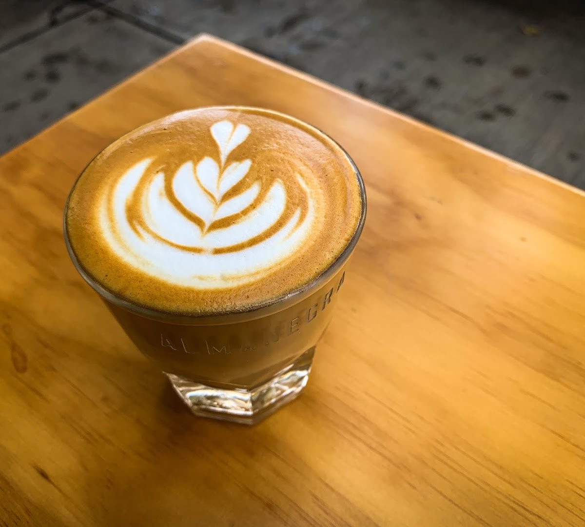 Coffee at Almanegra Café, specialty coffee shop in Mexico City
