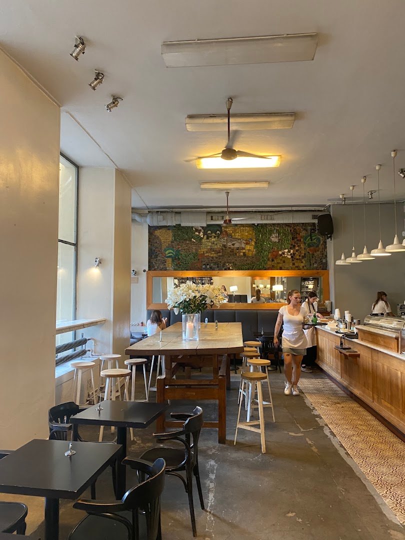 Interior of Charlotte plac Zbawiciela, specialty coffee shop in Warsaw