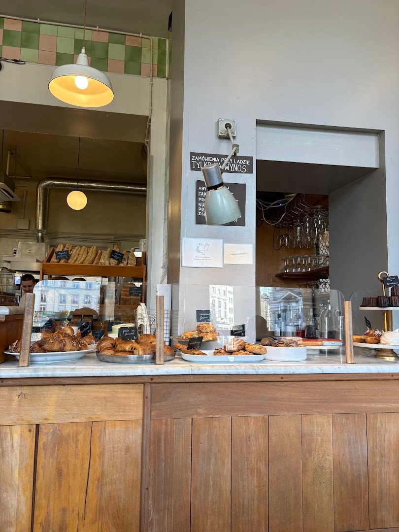 Interior of Charlotte plac Zbawiciela, specialty coffee shop in Warsaw