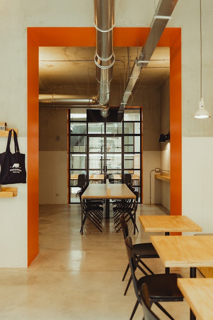 Interior of Orsonero Coffee, specialty coffee shop in Milan
